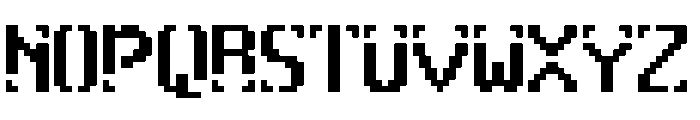 exclusion Font UPPERCASE
