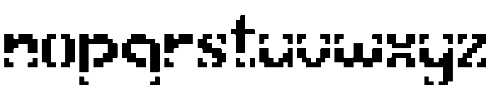 exclusion Font LOWERCASE