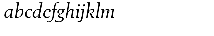 Exlibris Italic Font LOWERCASE