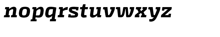Exo Slab Bold Italic Font LOWERCASE