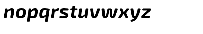 Exo Soft Bold Italic Font LOWERCASE