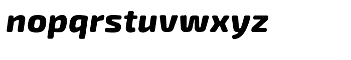 Exo Soft Extra Bold Italic Font LOWERCASE