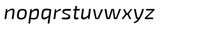 Exo Soft Italic Font LOWERCASE