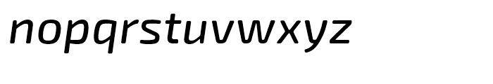 Exo Soft Medium Italic Font LOWERCASE