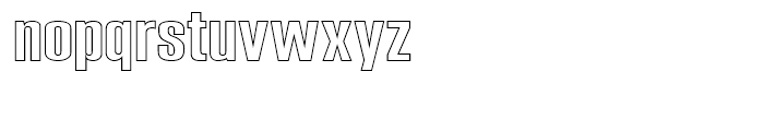 Expansion N22 Font LOWERCASE