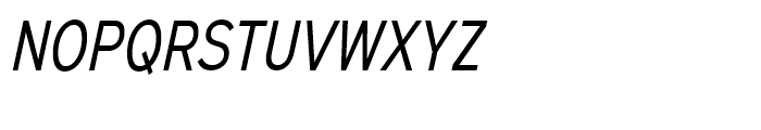 Expressway Condensed Book Italic Font UPPERCASE