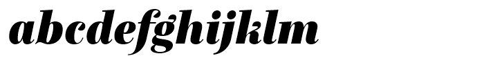 Exquise FY Black Italic Font LOWERCASE