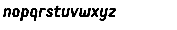 Extreme Sans Heavy Italic Font LOWERCASE