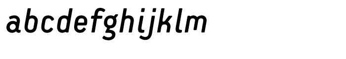 Extreme Sans Medium Italic Font LOWERCASE
