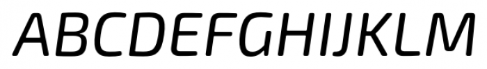 Exo Soft Italic Font UPPERCASE