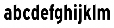 Expressway Condensed Bold Font LOWERCASE
