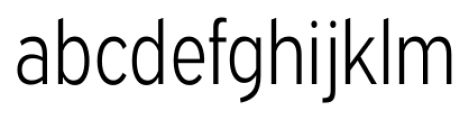 Expressway Condensed Light Font LOWERCASE