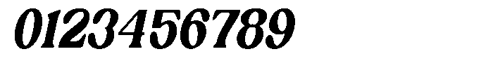 Ex Vaganza Black Condensed Slanted Font OTHER CHARS