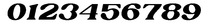 Ex Vaganza Black Expanded Slanted Font OTHER CHARS