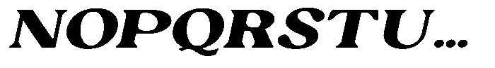 Ex Vaganza Black Expanded Slanted Font UPPERCASE