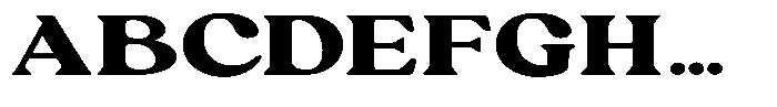 Ex Vaganza Black Expanded Font UPPERCASE