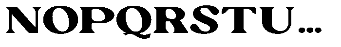 Ex Vaganza Black Expanded Font UPPERCASE
