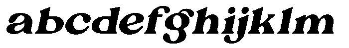 Ex Vaganza Black Slanted FONT