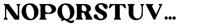 Ex Vaganza Black Font UPPERCASE