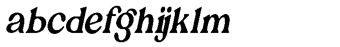 Ex Vaganza Bold Condensed Slanted FONT