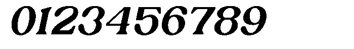 Ex Vaganza Bold Slanted Font OTHER CHARS