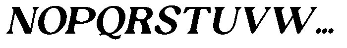 Ex Vaganza Bold Slanted Font UPPERCASE