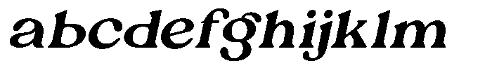Ex Vaganza Bold Slanted FONT