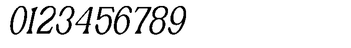 Ex Vaganza Condensed Slanted Font OTHER CHARS