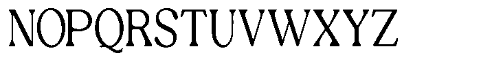 Ex Vaganza Condensed Font UPPERCASE