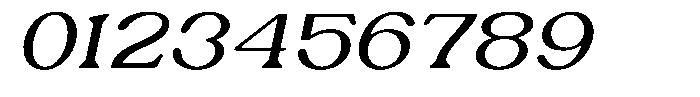 Ex Vaganza Expanded Slanted Font OTHER CHARS