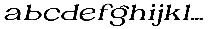 Ex Vaganza Expanded Slanted FONT