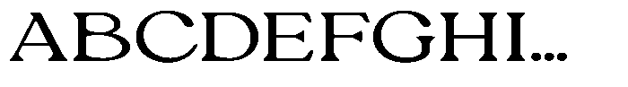 Ex Vaganza Expanded Font UPPERCASE