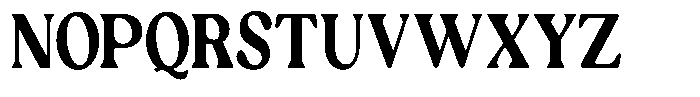 Ex Vaganza Extra Bold Condensed Font UPPERCASE