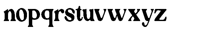Ex Vaganza Extra Bold Condensed Font LOWERCASE