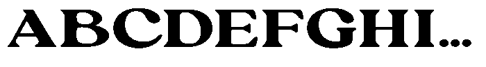 Ex Vaganza Extra Bold Expanded Font UPPERCASE