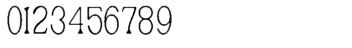 Ex Vaganza Extra Light Condensed Font OTHER CHARS
