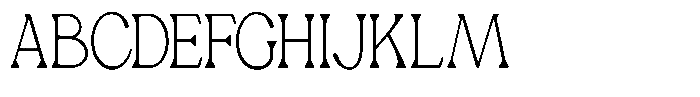 Ex Vaganza Extra Light Condensed Font UPPERCASE
