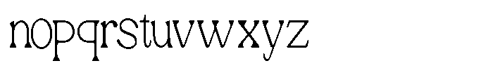 Ex Vaganza Extra Light Condensed Font LOWERCASE