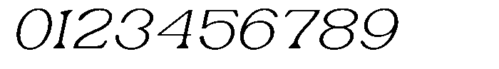 Ex Vaganza Extra Light Expanded Slanted Font OTHER CHARS