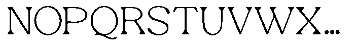 Ex Vaganza Extra Light Font UPPERCASE