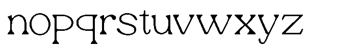 Ex Vaganza Extra Light Font LOWERCASE