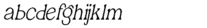 Ex Vaganza Light Condensed Slanted FONT