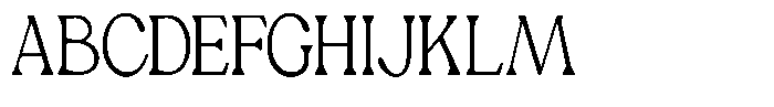 Ex Vaganza Light Condensed Font UPPERCASE