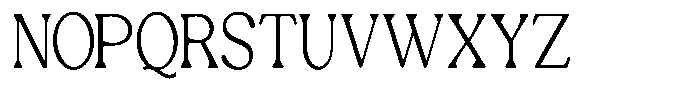 Ex Vaganza Light Condensed Font UPPERCASE