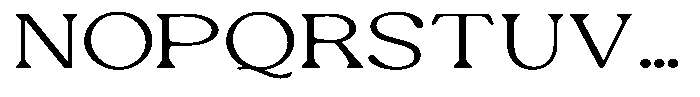 Ex Vaganza Light Expanded Font UPPERCASE