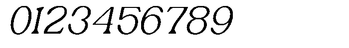 Ex Vaganza Light Slanted Font OTHER CHARS