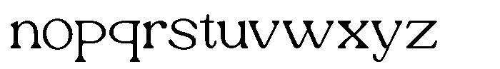 Ex Vaganza Light Font LOWERCASE