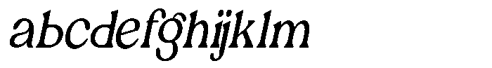 Ex Vaganza Medium Condensed Slanted FONT