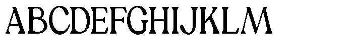Ex Vaganza Medium Condensed Font UPPERCASE