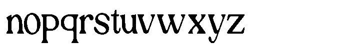Ex Vaganza Medium Condensed Font LOWERCASE